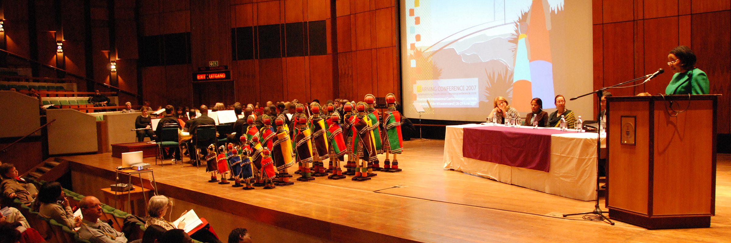 Graça Machel, Fourteenth International Conference on Learning, University of the Witwatersrand, Johannesburg, South Africa (2007) Graça Machel, Fourteenth International Conference on Learning, University of the Witwatersrand, Johannesburg, South Africa (2007)